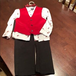 4 pc boys izod ADORABLE suit worn once